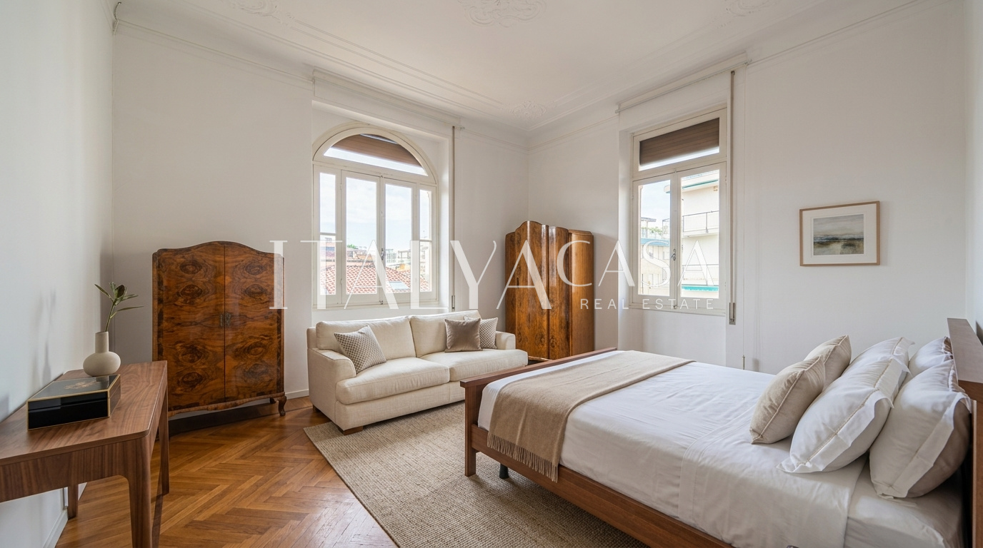 appartamento in vendita, in villa, con vista mare, vicino alle spiagge di sanremo